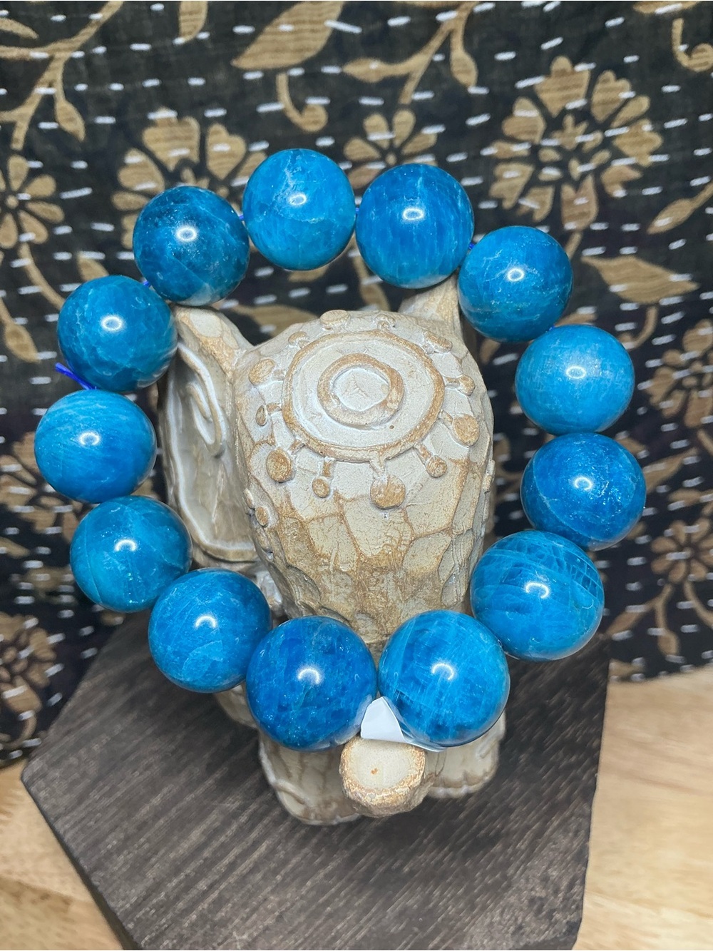 Blue Apatite 16mm